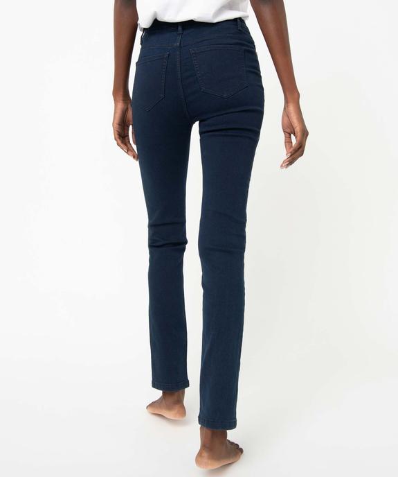Jean femme coupe Slim taille haute - L30 vue3 - GEMO 4G FEMME - GEMO