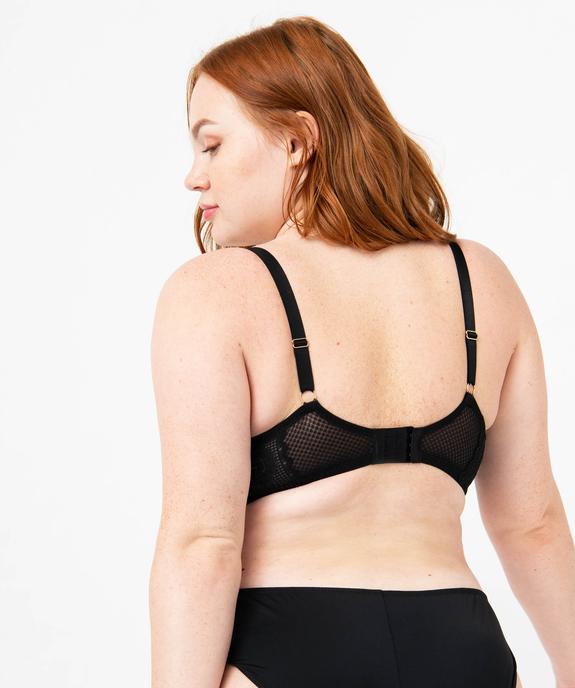 Soutien-gorge emboitant grande taille à armatures vue2 - GEMO(HOMWR FEM) - GEMO