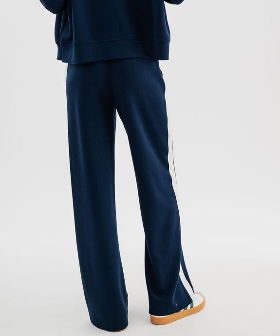 Pantalon de jogging en maille sport extensible femme vue3 - GEMO(FEMME PAP) - GEMO