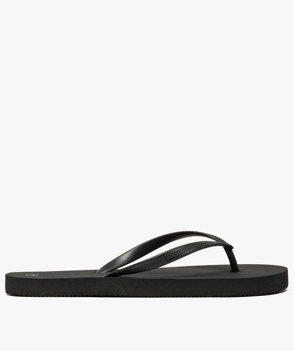 Tongs femme unies vue2 - GEMO (PLAGE) - GEMO