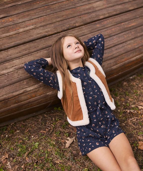 Veste sans manches réversible bébé fille - LuluCastagnette vue1 - LULUCASTAGNETTE - GEMO