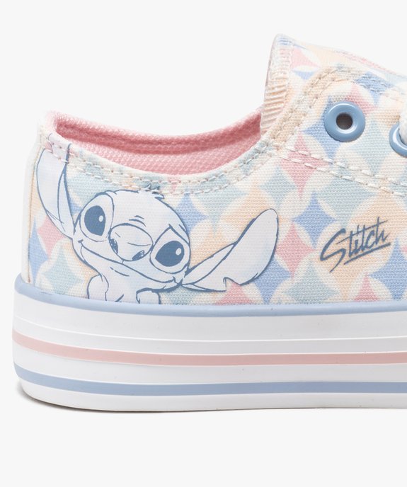 Baskets basses en toile à motifs fille - Stitch vue7 - LILO & STITCH - GEMO
