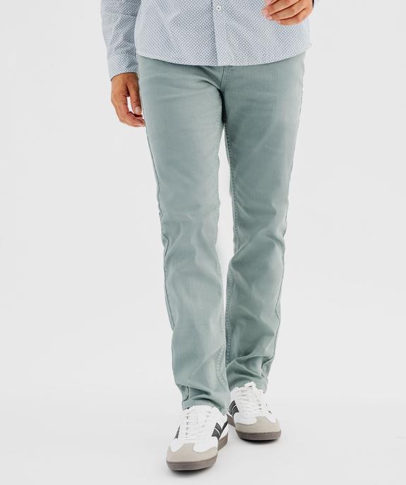 Jean Straight coloré homme vue1 - GEMO 4G HOMME - GEMO