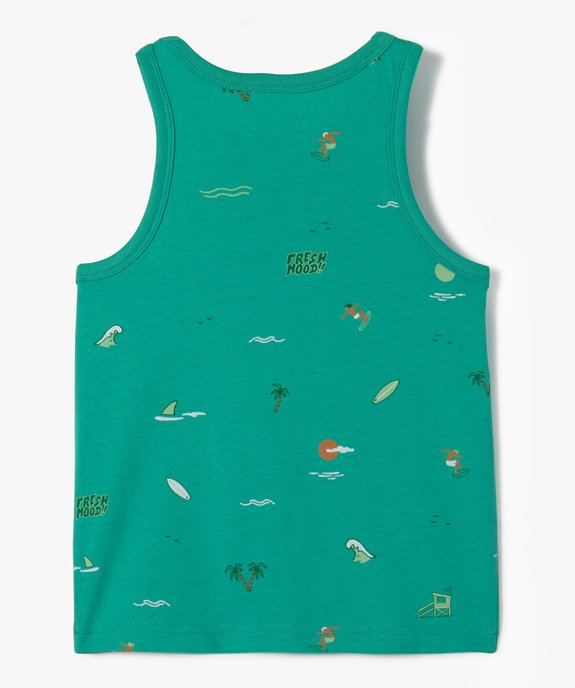 Débardeur garçon avec motifs surf vue3 - GEMO (ENFANT) - GEMO