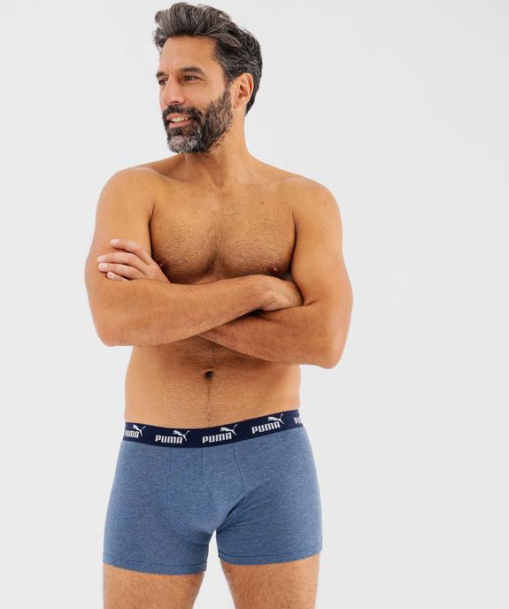 Boxer en coton stretch à ceinture confortable homme - Puma (lot de 2) vue3 - PUMA - GEMO