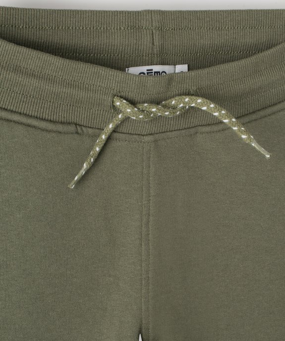 Pantalon de jogging avec intérieur molletonné garçon vue2 - GEMO (ENFANT) - GEMO