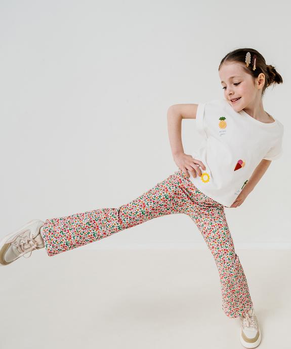 Legging flare fille vue1 - GEMO 4G FILLE - GEMO