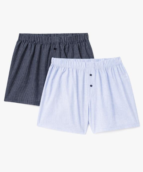 Caleçons imprimés homme (lot de 2) vue1 - GEMO(HOMWR HOM) - GEMO