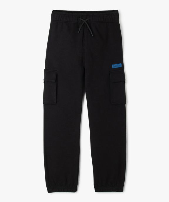 Pantalon de jogging avec larges poches à rabat garçon vue1 - GEMO (JUNIOR) - GEMO