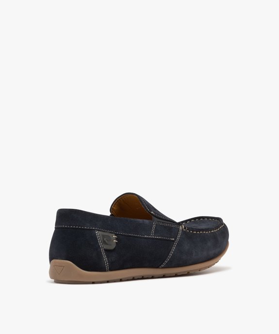Mocassins en cuir suédé à semelle souple homme - Pierre Cardin vue5 - PIERRE CARDIN D - GEMO