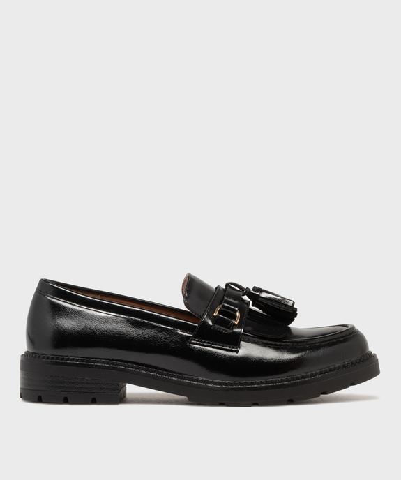 Mocassins à épaisse semelle crantée et bout amande femme - Follow Me vue1 - FOLLOW ME - GEMO