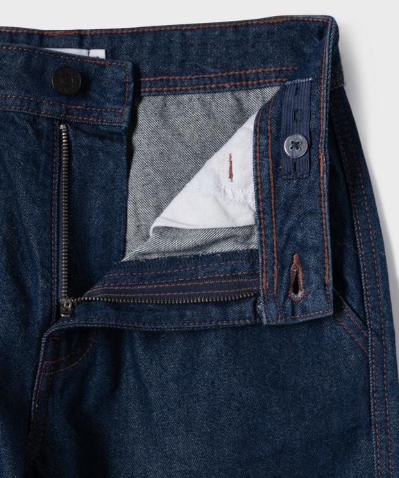 Jean loose charpentier à taille réglable garçon vue2 - GEMO (JUNIOR) - GEMO