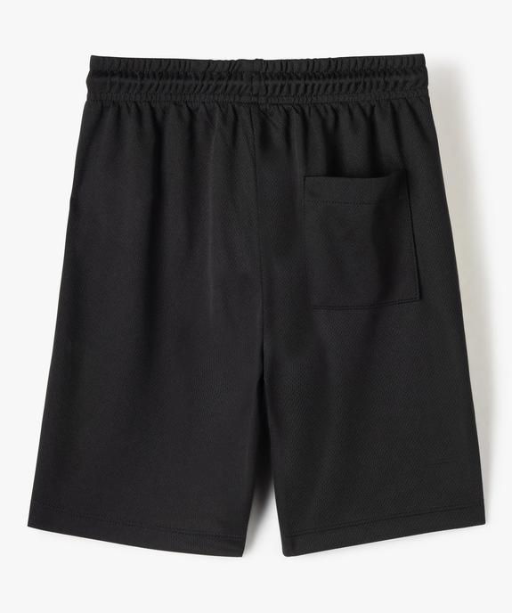 Bermuda garçon en maille légère à taille élastiquée vue3 - GEMO (ENFANT) - GEMO