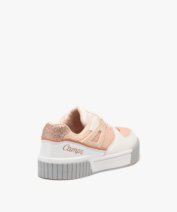 Baskets fille multi-matières à lacets – Camps United vue4 - CAMPS UNITED - GEMO