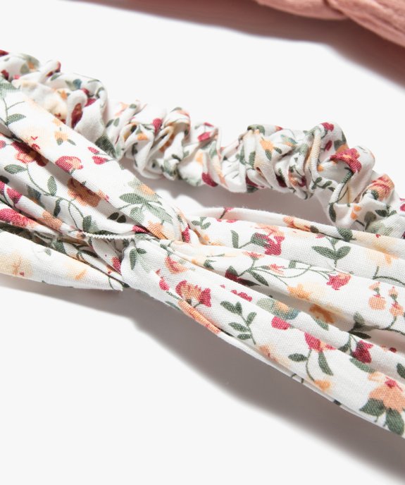 Bandeau à cheveux fille effet drapé (lot de 2) vue2 - GEMO (ACCESS) - GEMO