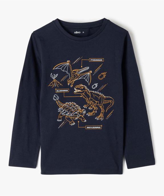 Tee-shirt manches longues imprimé garçon vue2 - GEMO (ENFANT) - GEMO