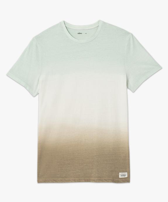 Tee-shirt homme coloris tie and dye vue4 - GEMO (HOMME) - GEMO