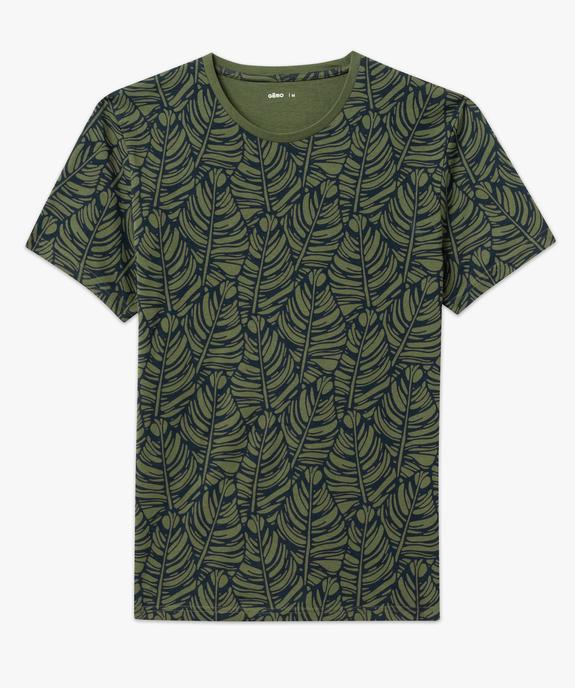 Tee-shirt manches courtes imprimé homme vue4 - GEMO 4G HOMME - GEMO
