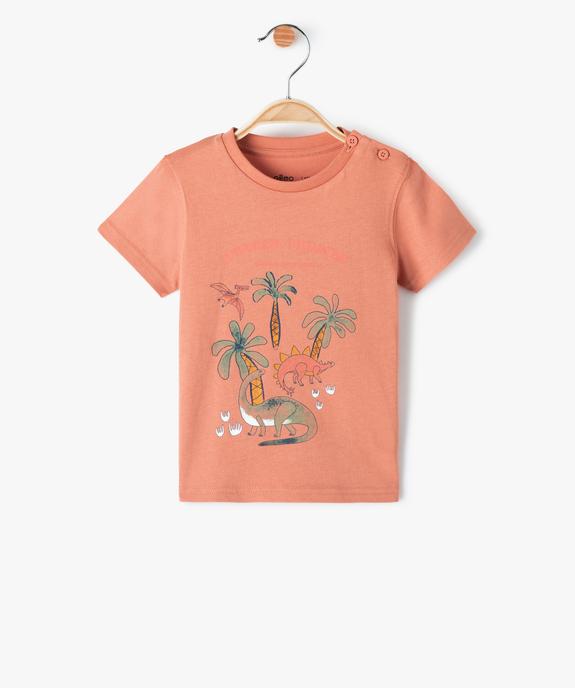 Tee-shirt bébé garçon avec motif vue1 - GEMO 4G BEBE - GEMO