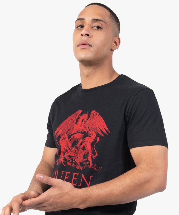 Tee-shirt homme à manches courtes imprimé - Queen vue2 - QUEEN - GEMO