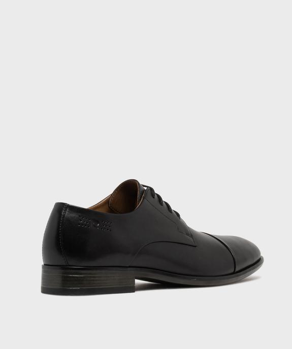 Derby à bout droit dessus cuir homme - Pierre Cardin vue4 - PIERRE CARDIN D - GEMO