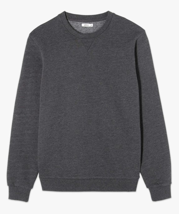Sweat avec intérieur molletonné homme vue7 - GEMO 4G HOMME - GEMO