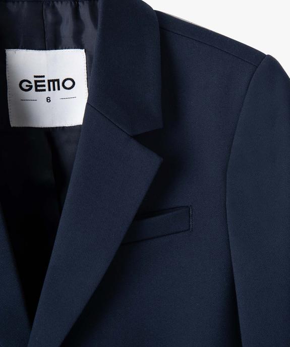 Veste de costume garçon fermeture 2 boutons vue5 - GEMO 4G GARCON - GEMO