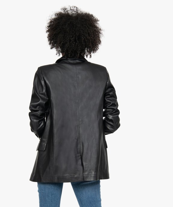 Veste femme coupe blazer en matière synthétique vue3 - GEMO(FEMME PAP) - GEMO