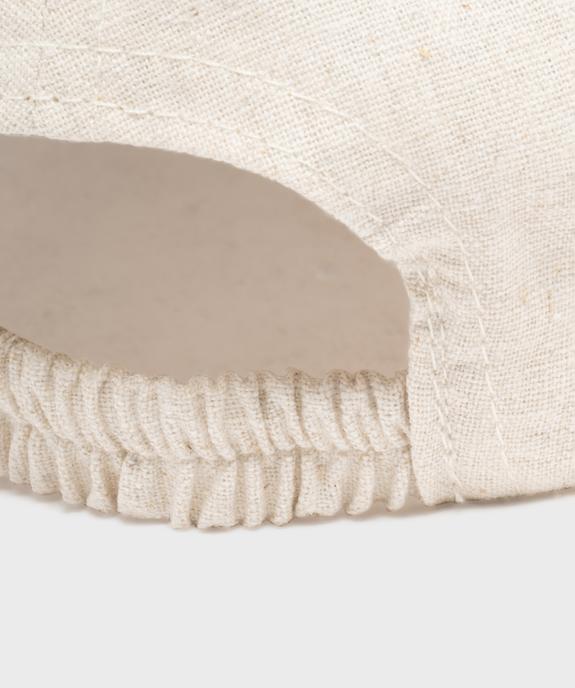 Casquette en lin et coton bébé garçon vue3 - GEMO (ACCESS) - GEMO