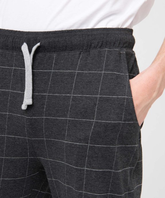 Pantalon de pyjama en jersey à taille élastique homme vue3 - GEMO(HOMWR HOM) - GEMO