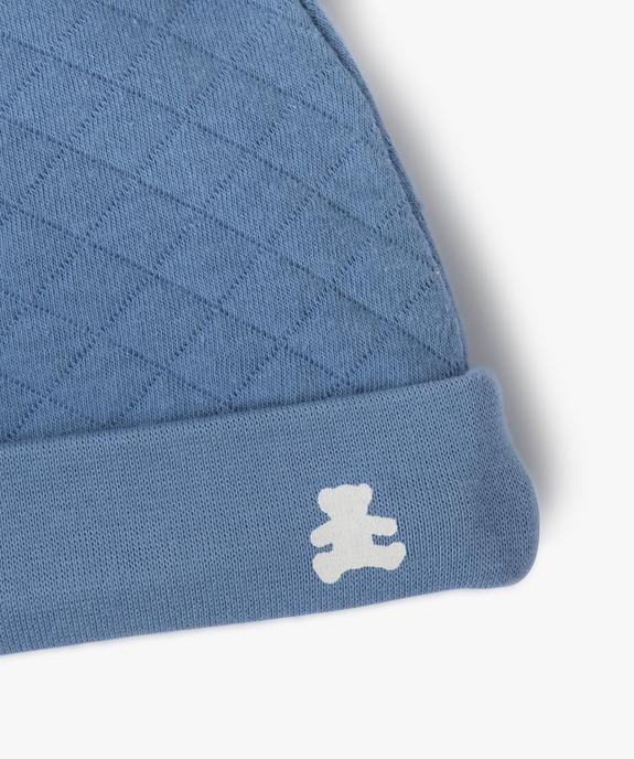 Bonnet à revers bébé garçon - LuluCastagnette vue2 - LULU CASTAGNETTE GEMO FOR GOOD - GEMO