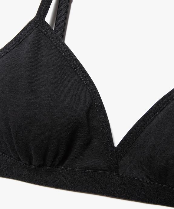 Soutien-gorge triangle à fines bretelles fille vue2 - GEMO 4G FILLE - GEMO