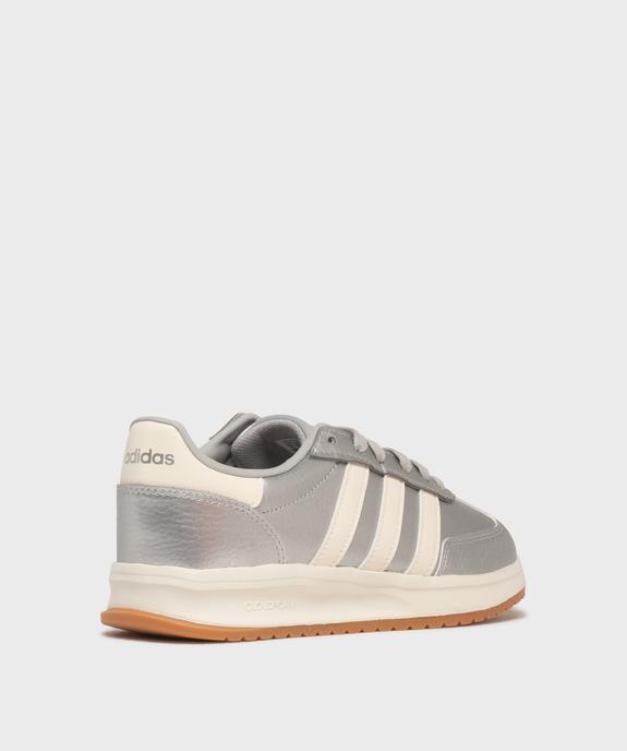 Baskets Run 70s 2.0 en matière métallisée femme - Adidas vue4 - ADIDAS - GEMO