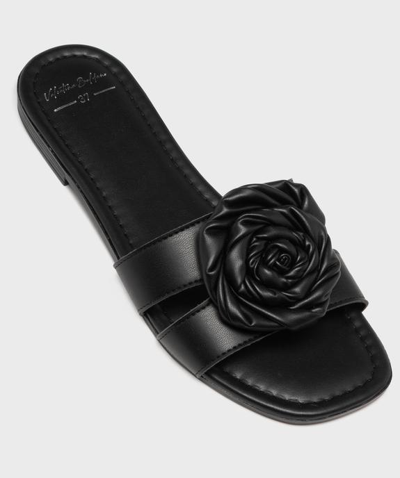 Mules plates à fleur en relief femme vue5 - VALENTINA BALDA - GEMO