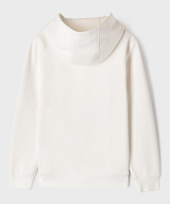 Sweat à capuche uni intérieur molletonné garçon vue4 - GEMO 4G GARCON - GEMO