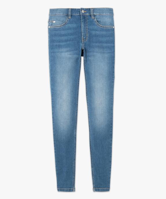 Jean Skinny taille normale délavé femme vue4 - GEMO 4G FEMME - GEMO