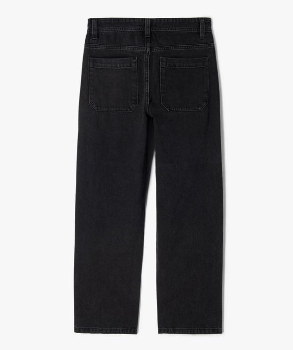 Jean large bicolore garçon vue4 - GEMO 4G GARCON - GEMO