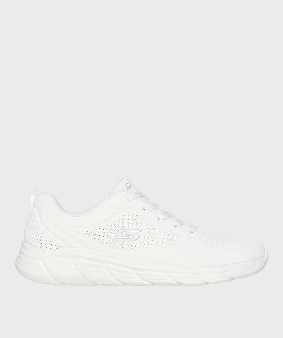 Baskets Bobs unies à lacets femme - Skechers  vue1 - SKECHERS - GEMO