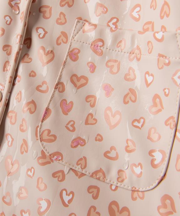 Imperméable chaudement doublé en matière déperlante bébé fille vue4 - GEMO(BEBE DEBT) - GEMO