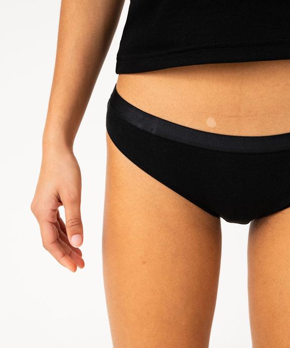 Culotte en maille côtelée femme (lot de 2) vue2 - GEMO 4G FEMME - GEMO