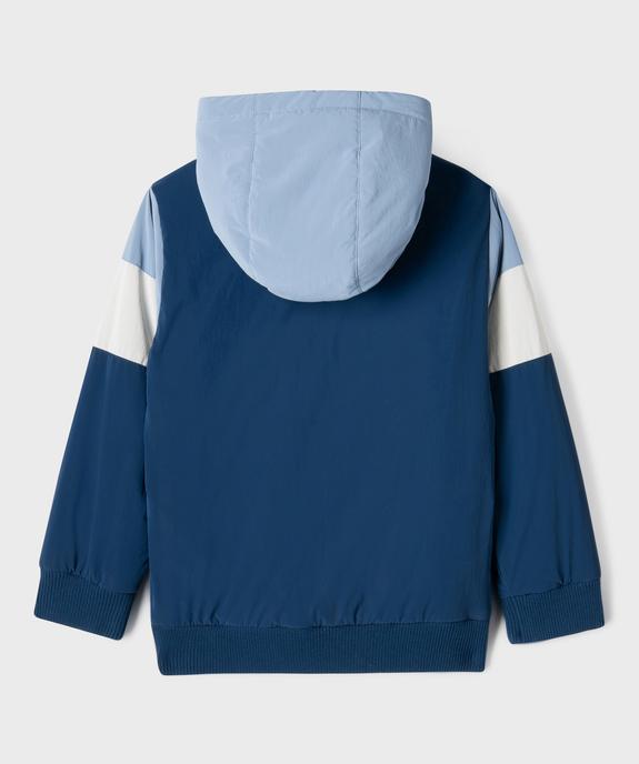 Blouson à capuche tricolore doublure polaire garçon vue6 - GEMO (ENFANT) - GEMO