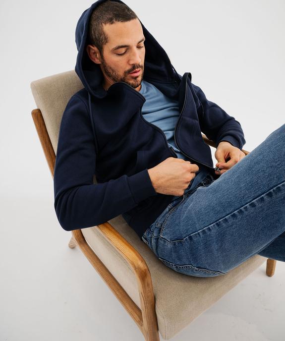 Sweat zippé à capuche homme vue2 - GEMO 4G HOMME - GEMO