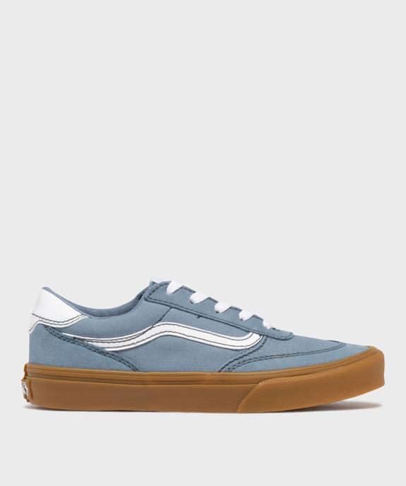 Baskets basses en cuir suédé et textile Brooklyn femme - Vans vue1 - VANS - GEMO