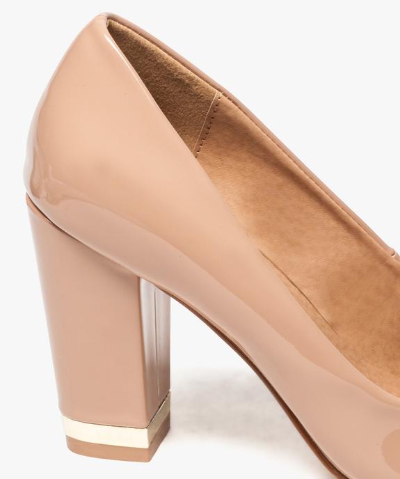 Escarpins femme à bout pointu et talon haut -Gémo x Lalaa Misaki vue6 - GEMO(URBAIN) - GEMO