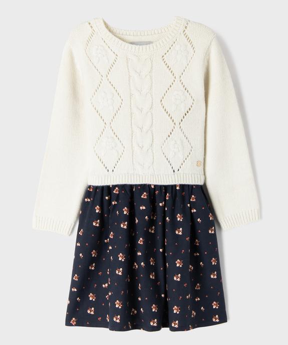 Robe effet 2-en-1 fille - LuluCastagnette - LULUCASTAGNETTE Robe effet 2-en-1 fille - LuluCastagnette vue1 - LULUCASTAGNETTE - GEMO