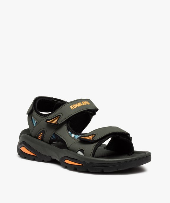 Sandales sport homme à scratchs – Koh-Lanta vue2 - KOH-LANTA - GEMO