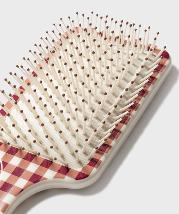 Brosse à cheveux large motif carreaux - LuluCastagnette vue3 - LULU CASTAGNETT - GEMO