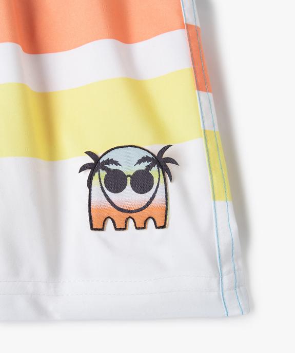 Short de bain garçon rayé vue2 - GEMO (ENFANT) - GEMO