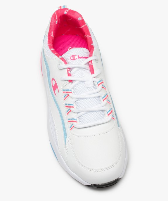 Baskets fille tricolores à lacets élastiques et scratch – Champion USA vue5 - CHAMPION USA - GEMO