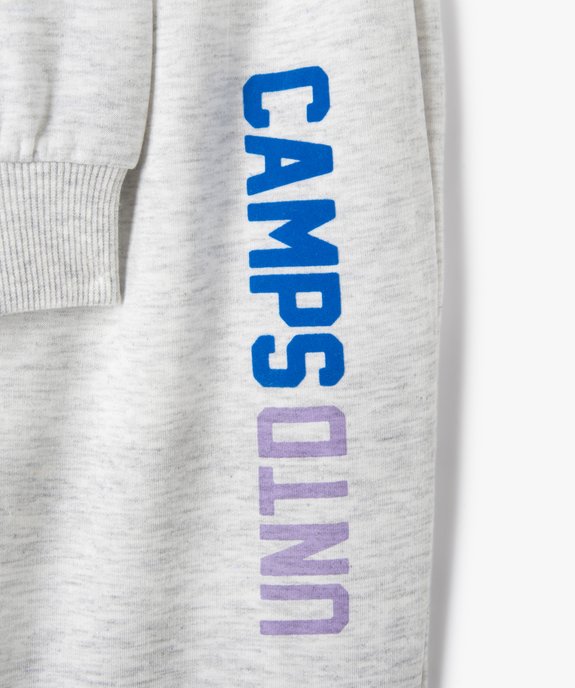 Pyjama fille en molleton doux - Camps United vue2 - CAMPS UNITED - GEMO